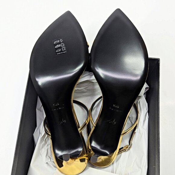 Giuseppe Zanotti Women's Symonne 70 Toe Ring Heel Sandals Size 37.5 (MSRP $795) - Picture 8 of 11